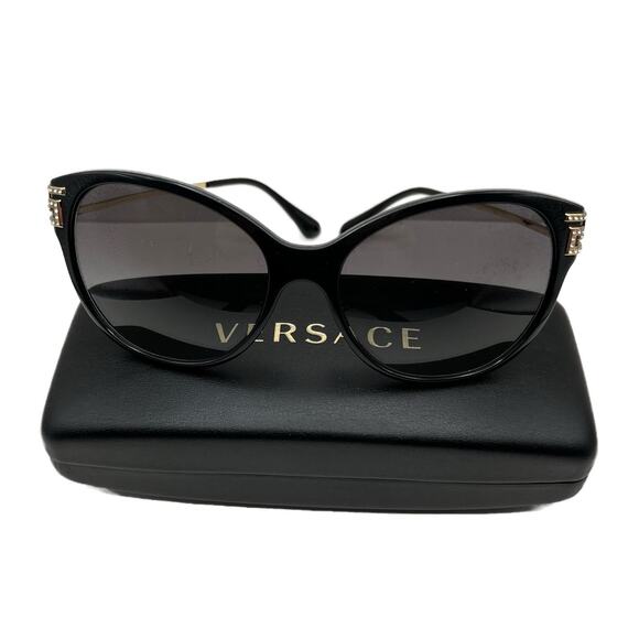 Versace Black and Light Grey Gradient Dark GR Sunglasses - Picture 1 of 10